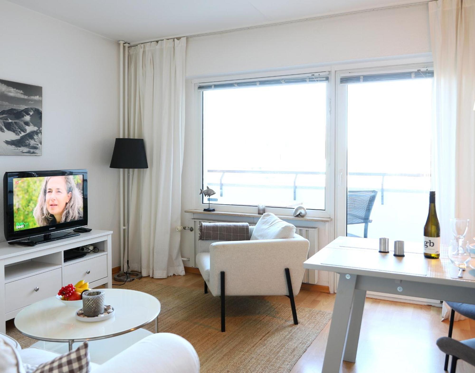Modernes 2-Zimmer-Appartement Mit Balkon. Westerland Kültér fotó